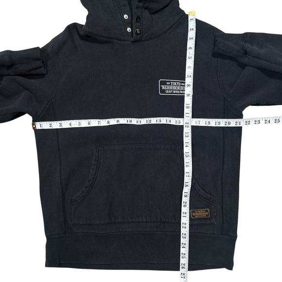 Neighborhood Reverse Weave Mess With The Best Die Like The Rest Hoodie Mens L - Picture 13 of 13